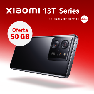 Imagem do novo Xiaomi 13T Series com o selo de oferta de €100