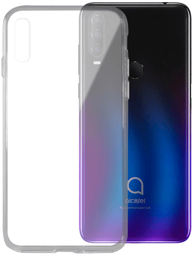 Capa Bolsa Silicone Alcatel 1 / Alcatel 1 (2019) Transparente | Dott.pt