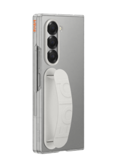 Galaxy Fold6 Capa Transparente com Fita