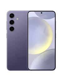 Imagem do Galaxy S24 e S24 Plus na cor violeta