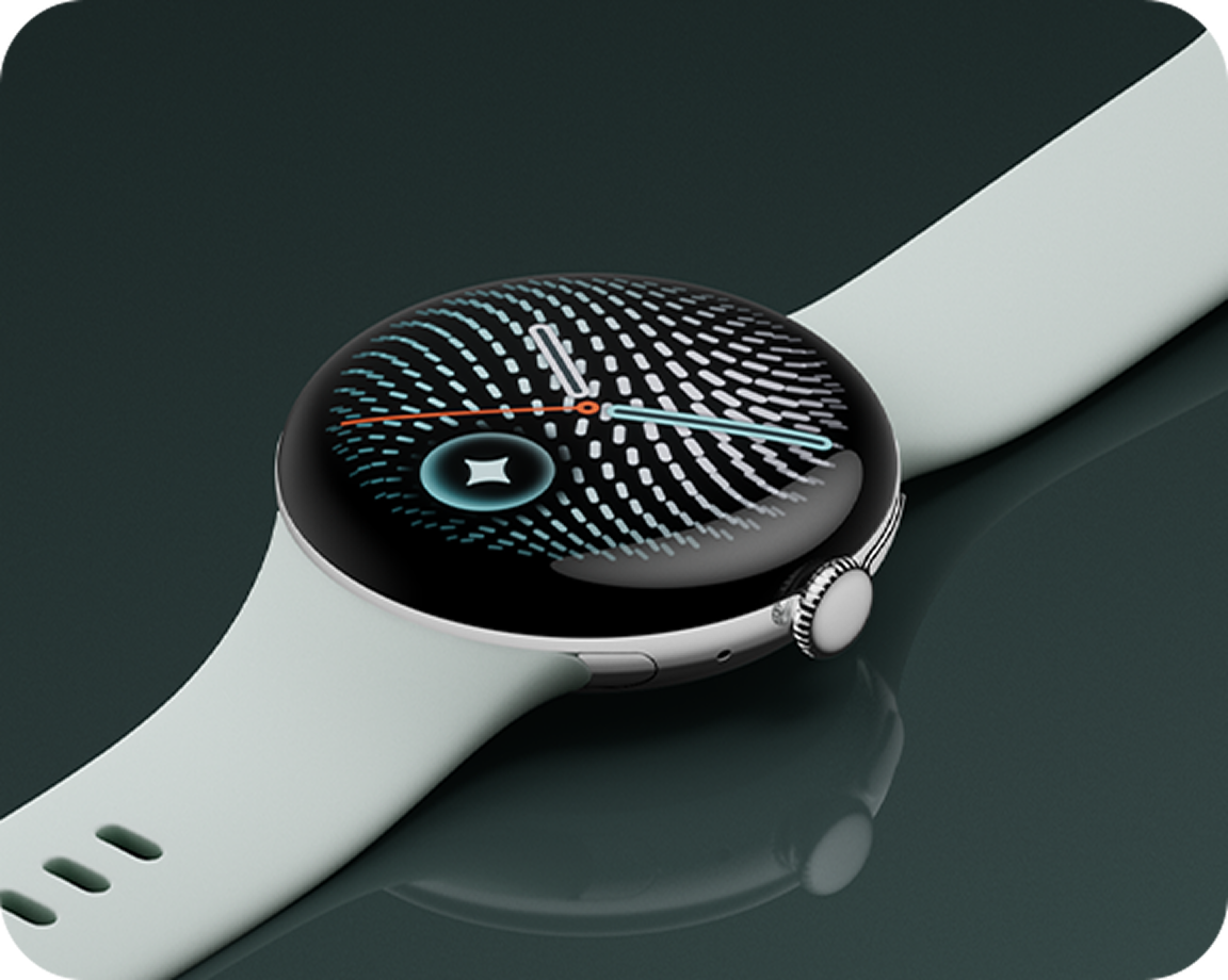 Imagem do Pixel Watch 5 em Neblina.